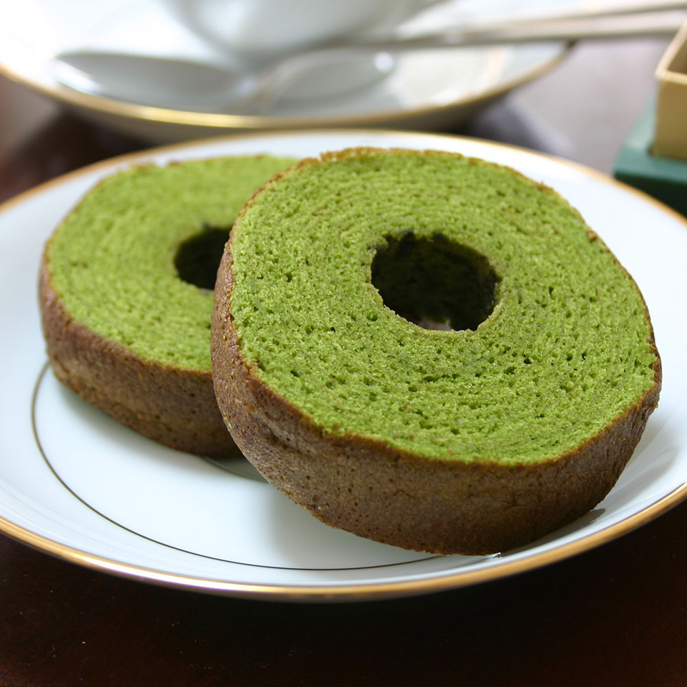 【敬老の日】「京都宇治・六地蔵 茶游堂」 宇治抹茶バームクーヘン ８個 洋菓子 洋スイーツ スイーツ お菓子 NH2216