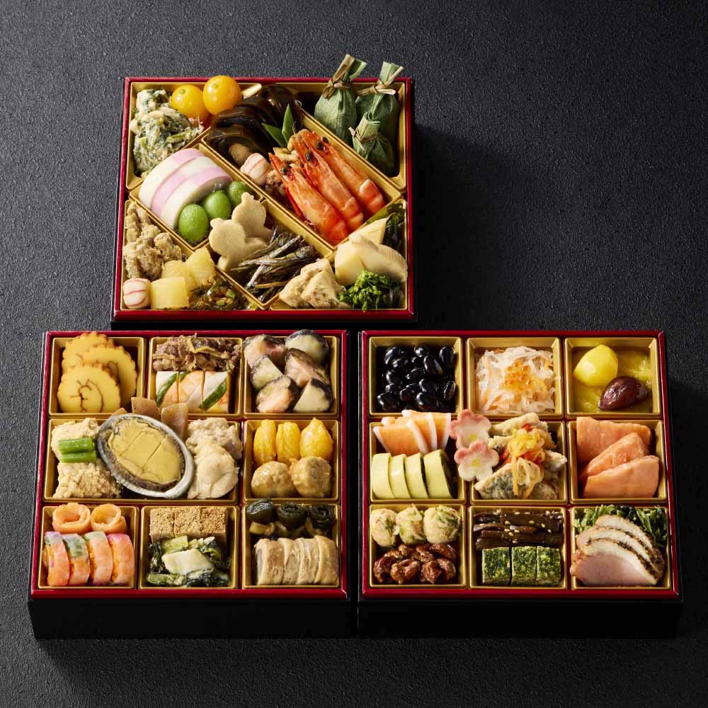 日本料理「鈴なり」 和の三段重【約3-4人前】（監修） おせち お惣菜 NH2244