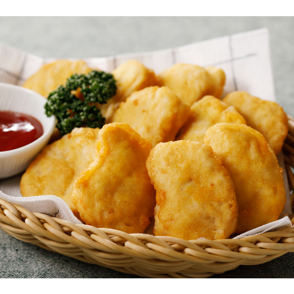 業務用食材 食品 薩摩ハーブ悠然どり チキンナゲット 1kg 2袋 通販 ディノス