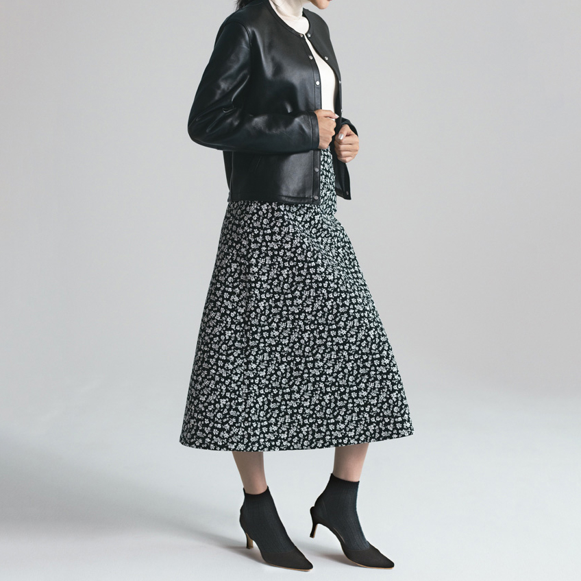 米沢風通ジャカード Aラインスカート ディノスANAmall店 