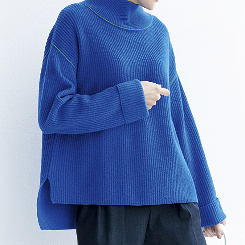 ZARA ウールブレンド ボックスプリーツ ミニスカート