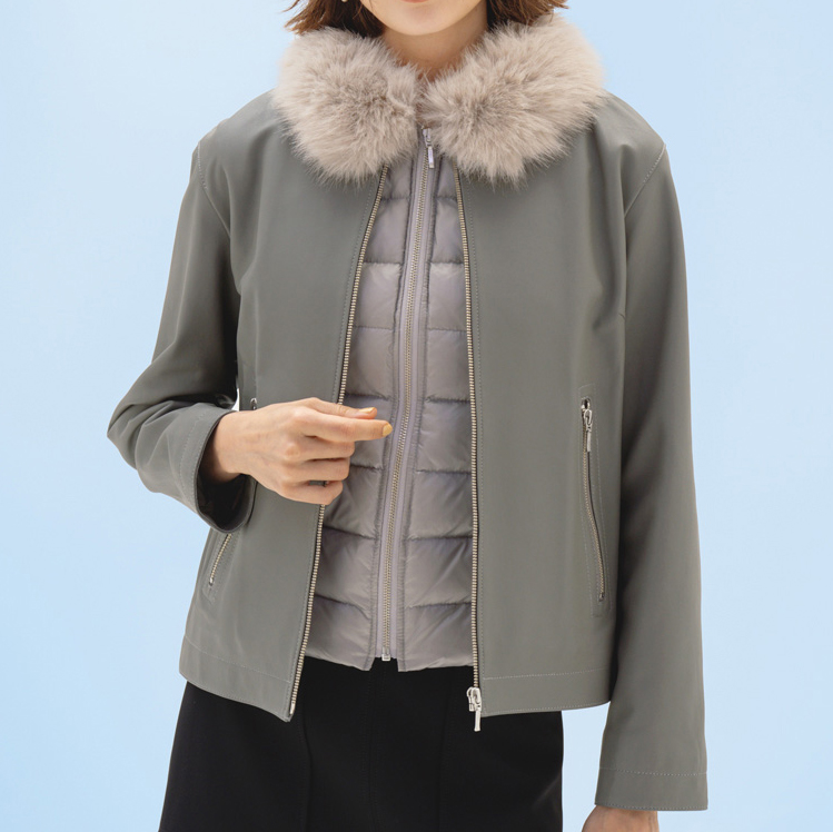 3ウェイ ダウンベスト＆ラムレザー ジャケットを買った人のコメント 