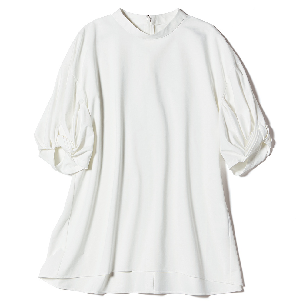 「カネマサ」 ハイゲージジャージー 袖デザインプルオーバー シャツ ブラウス ファッション PC5437