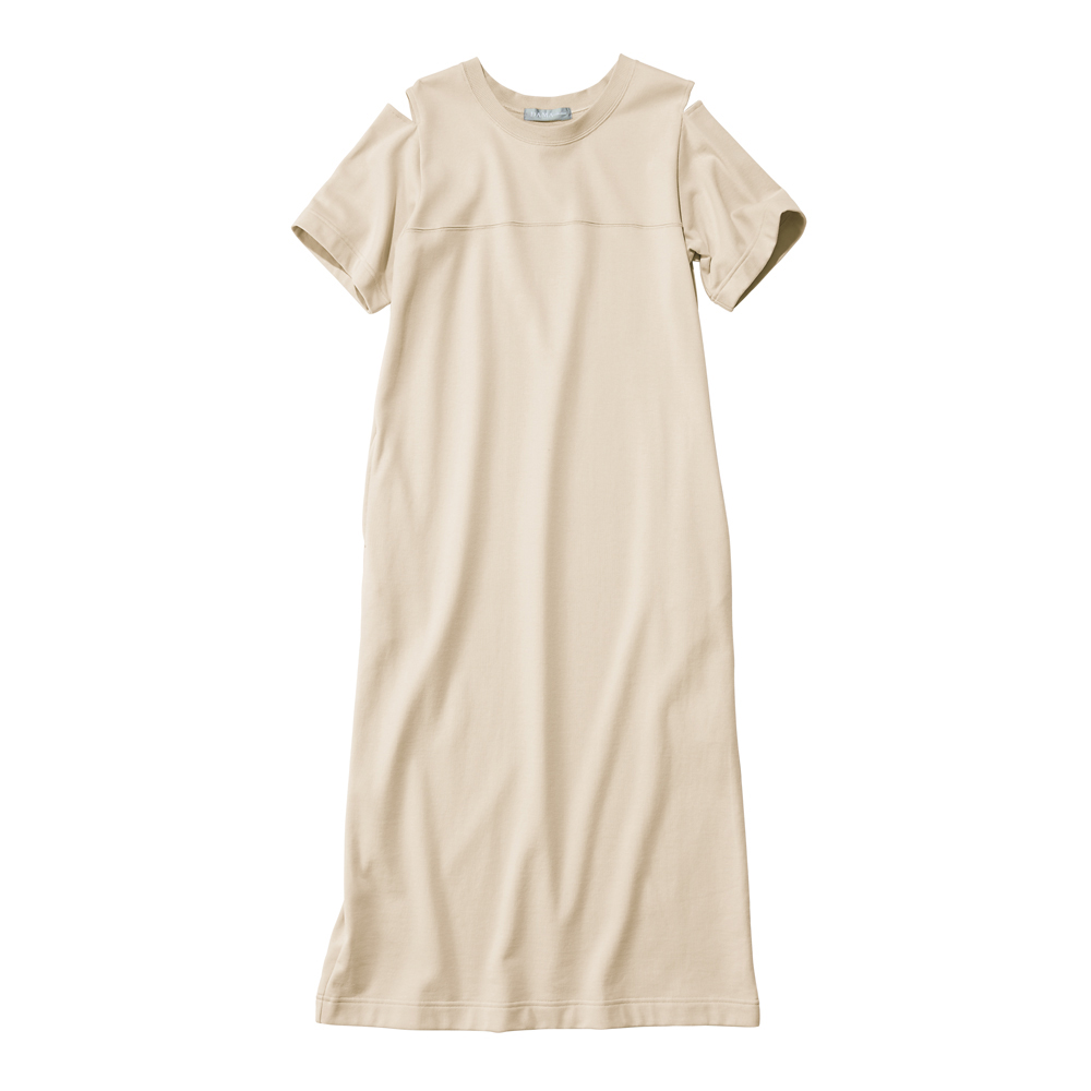 ミニ裏毛 オープンショルダー ワンピース ワンピース ファッション PC5623