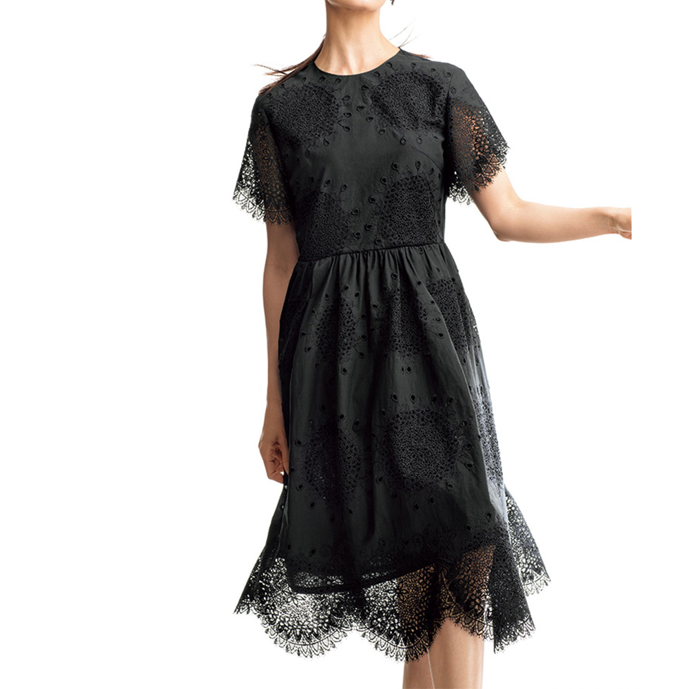 NY企画 エンブロイダリーレース ワンピース 通販 - ディノス