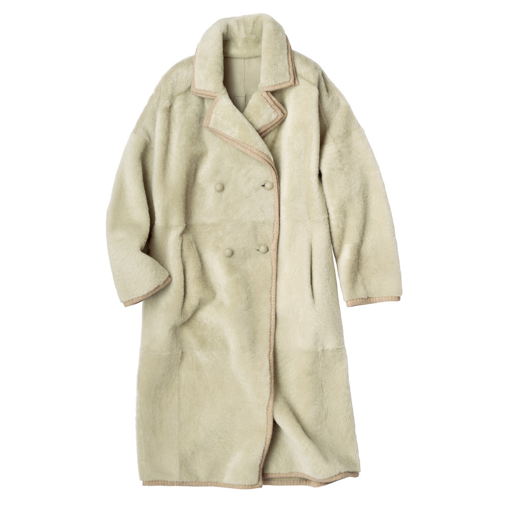 「クリスティア」 コロニア ムートン リバーシブル コート コート ファッション PC5806