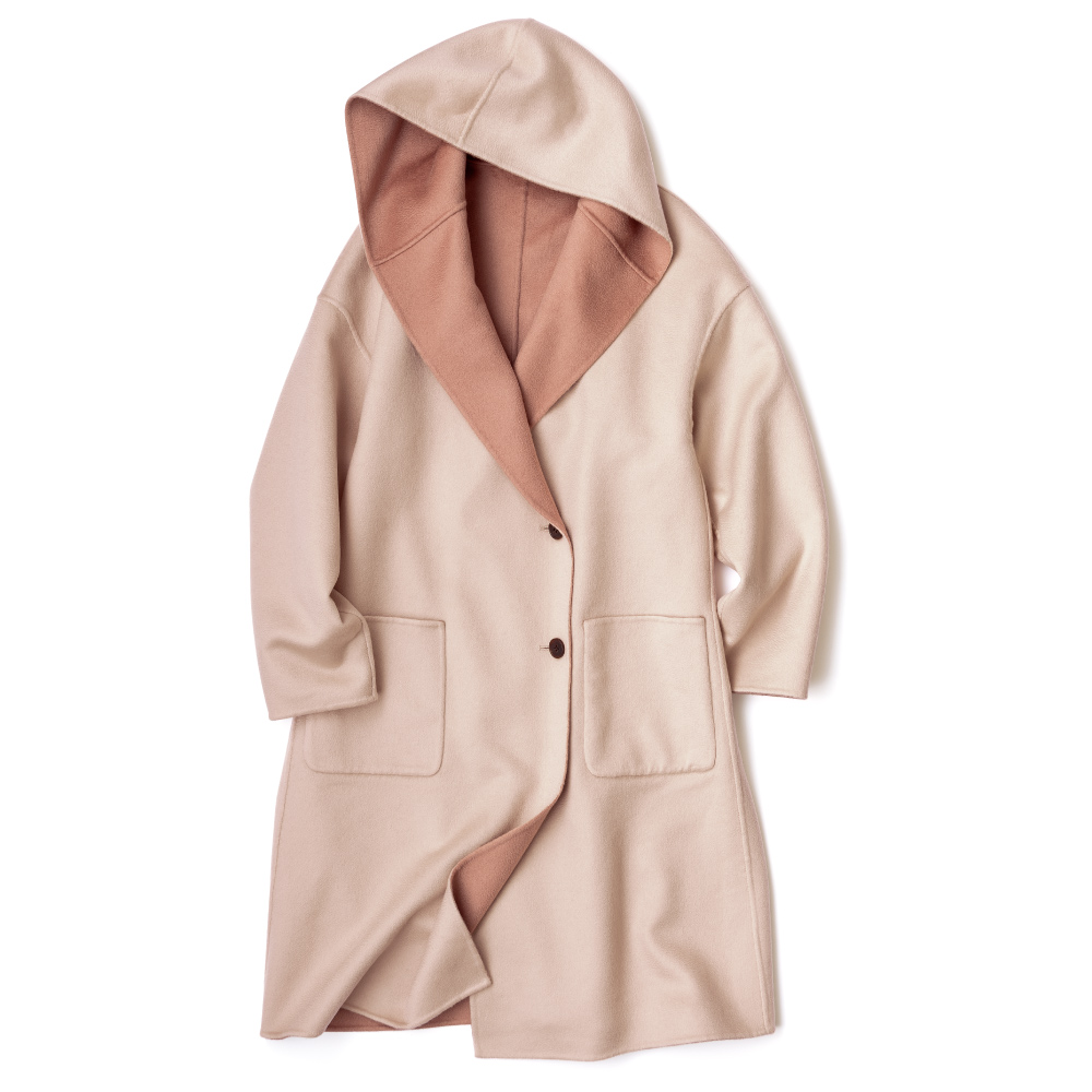 「ルイジ・コロンボ」 カシミヤ素材 リバーシブル コート コート ファッション PC5919