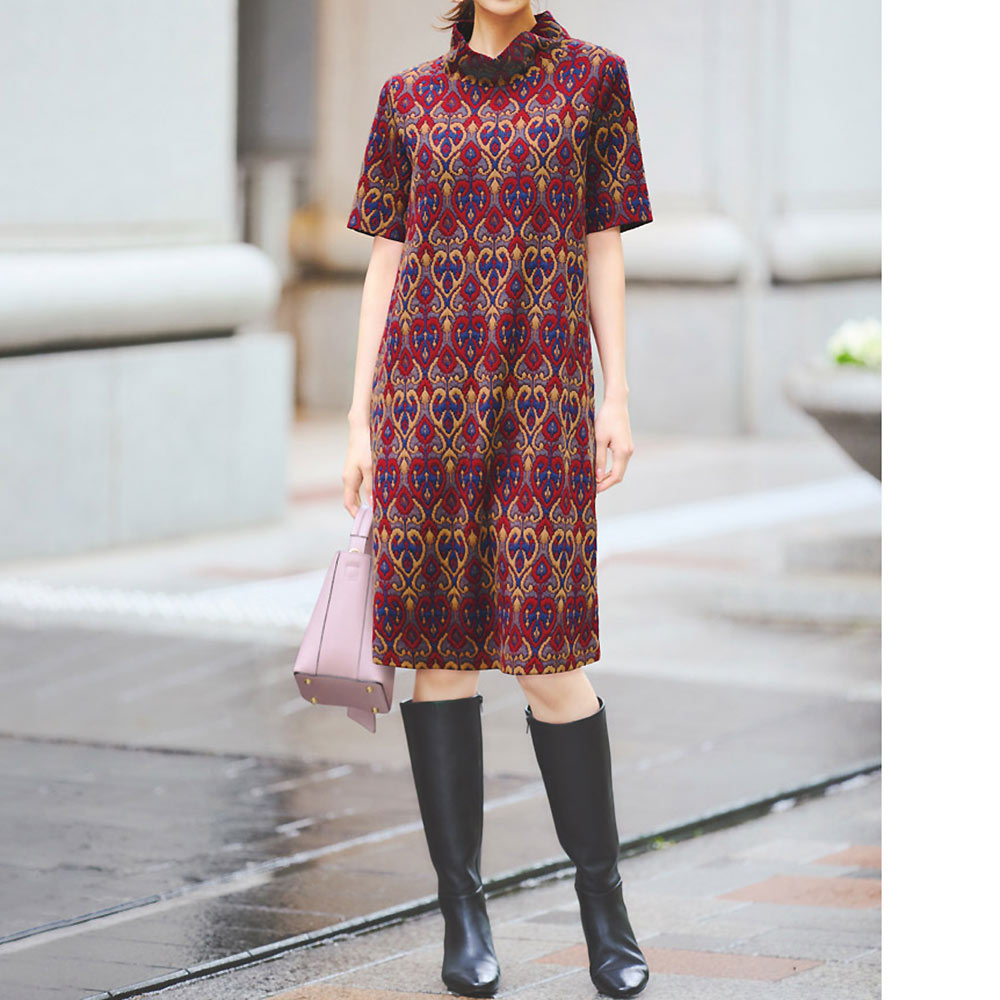 AMETHIST/アメジスト ジャカード ワンピース（イタリア製） ディノス