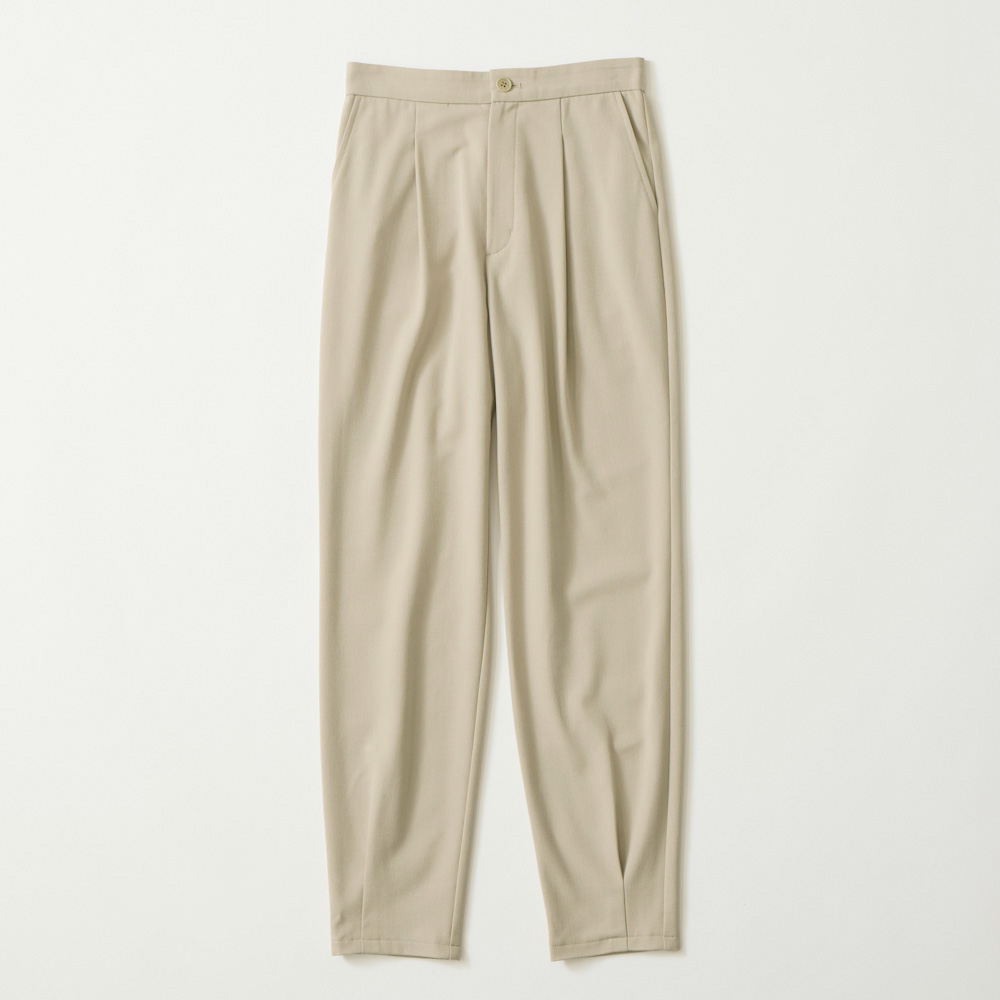 ソフトサーモ(R)吸湿発熱 裏起毛 タック テーパードパンツ パンツ ファッション PC6113