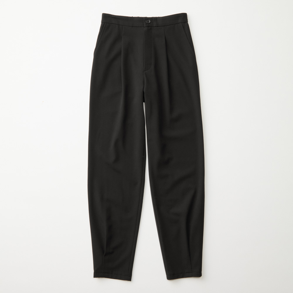 ソフトサーモ(R)吸湿発熱 裏起毛 タック テーパードパンツ パンツ ファッション PC6113