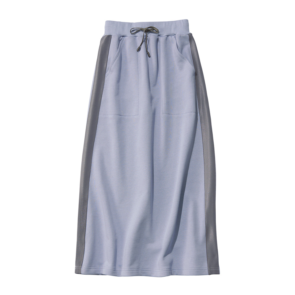 サイドライン入り スウェット ロングスカート スカート PC6144