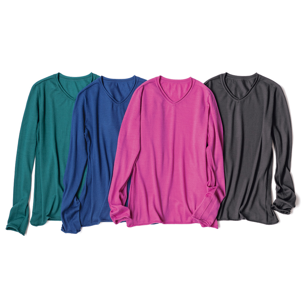 アラシャンカシミヤ ホールガーメント(R) Vネック プルオーバー ニットセーター ニット セーター PC6168