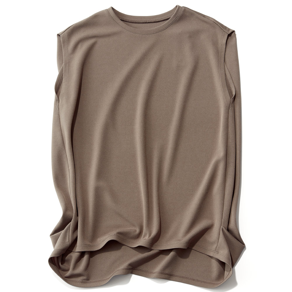 接触冷感 トリアセテート混 ストレッチ ジャージー プルオーバー UV 紫外線対策 美容 健康 PC6187