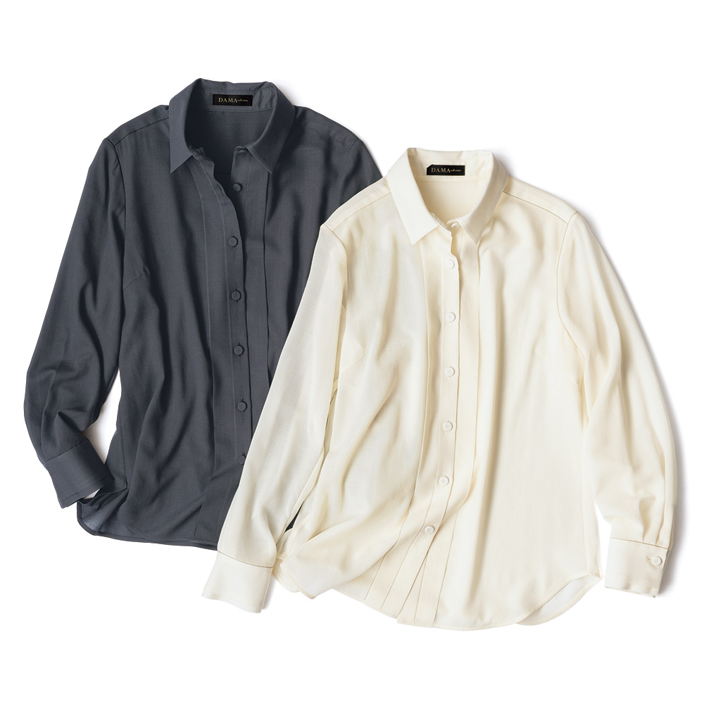 「NIKKE」 マフシフォン フロントタックシャツ シャツ ブラウス PC6201