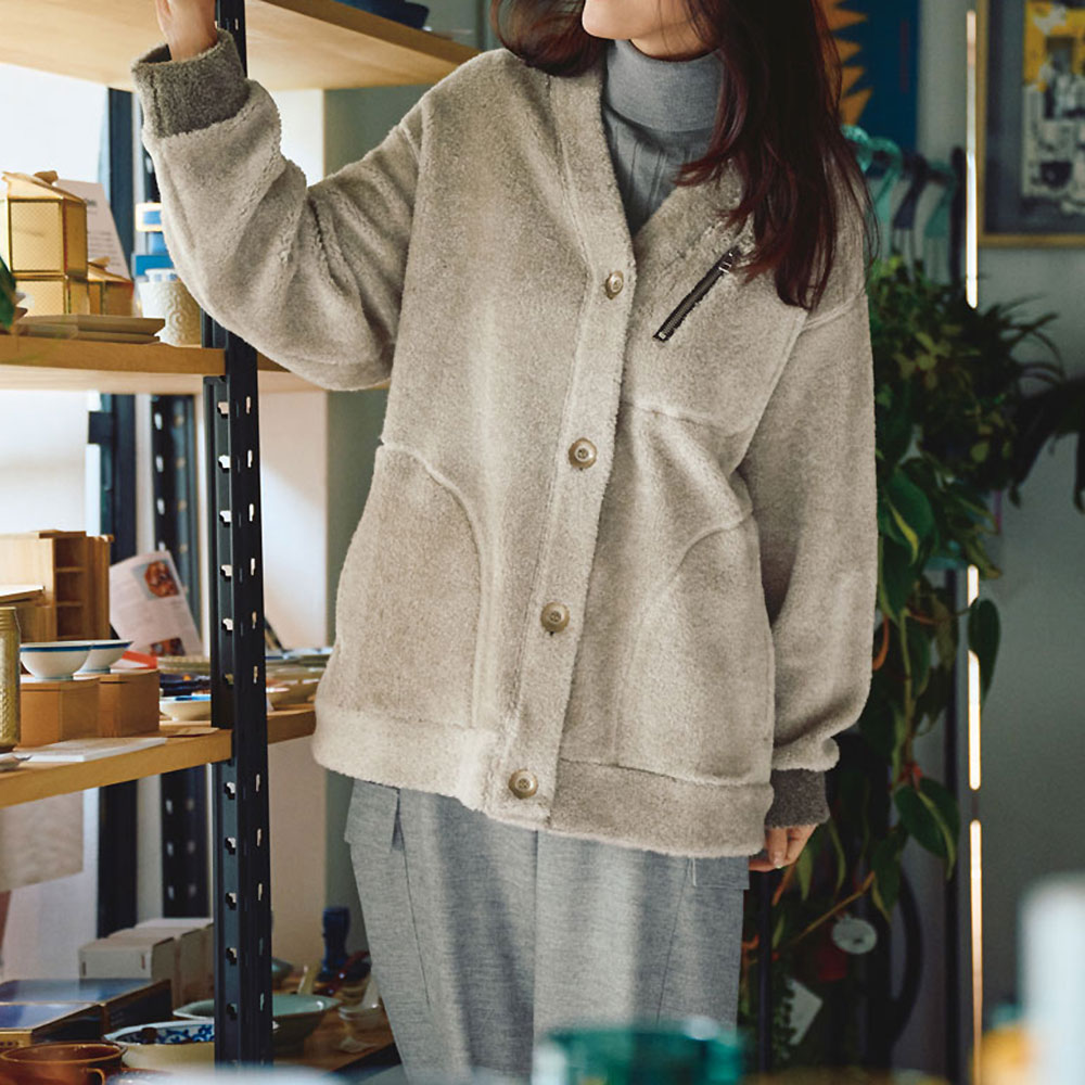 TEEE/ティー プードルボア ニットジャケット ニット セーター ファッション PC5873