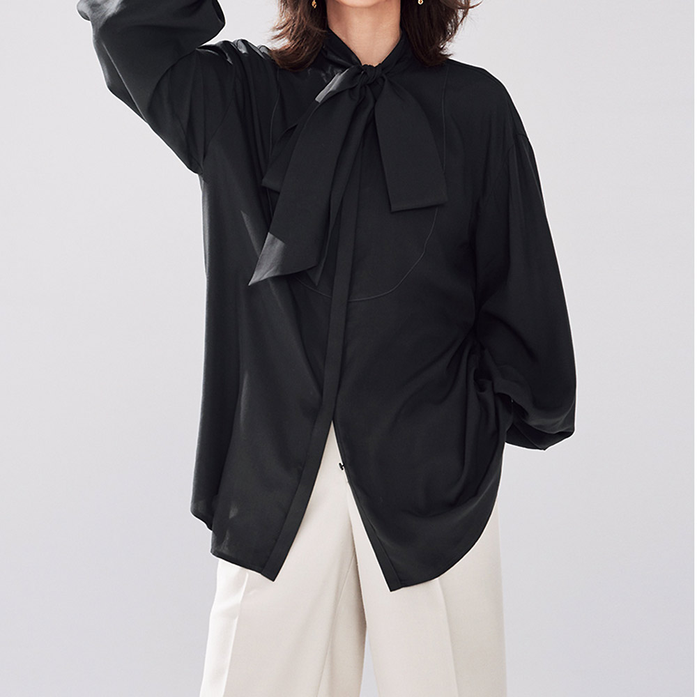 ブザム ボウタイ ブラウス シャツ ブラウス ファッション PC5887