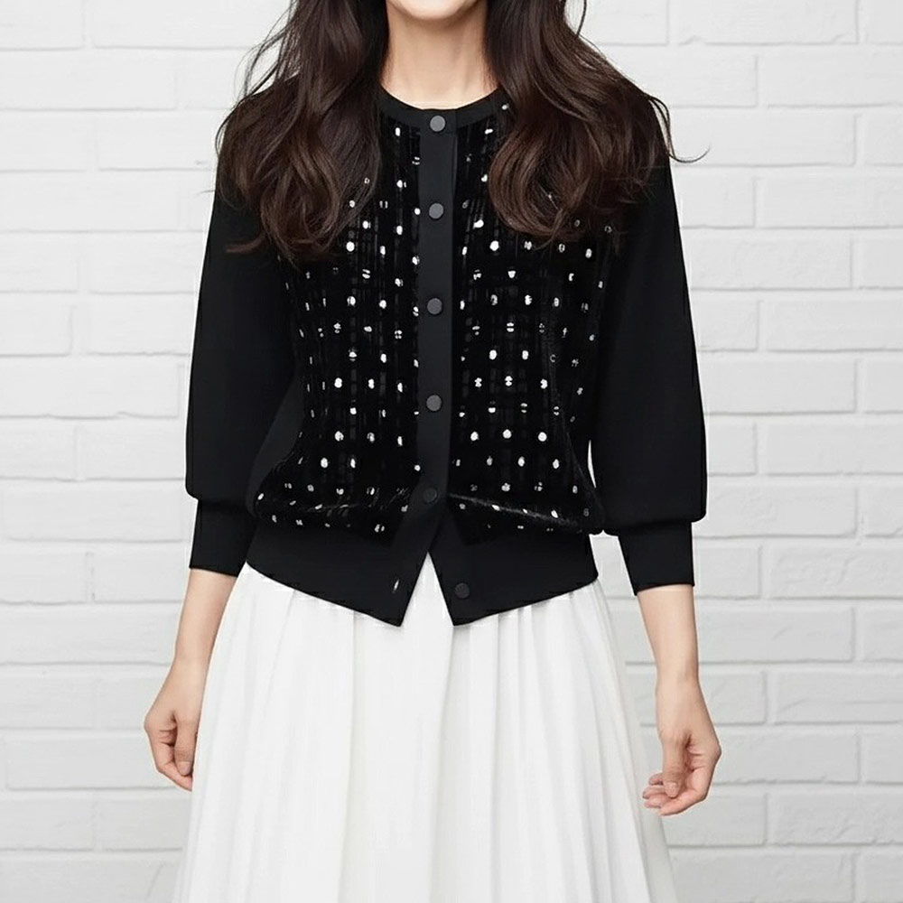 h.NAOTO新品★KINCS黒いフリンジカーディガン h.NAOTO｜h.NAOTO FRILLのカーディガン/ボレロを使ったコーディネート