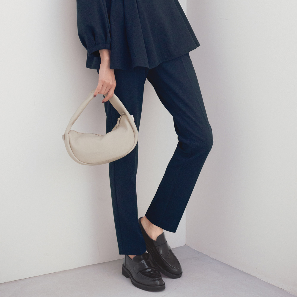 裏起毛ジョーゼット ジャージー テーパードパンツ パンツ ファッション PC6051