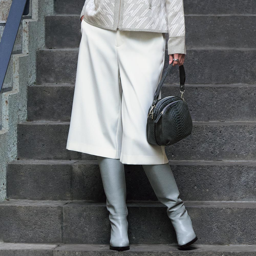 ウール混 ダブルクロス ハーフパンツ パンツ ファッション PC6116