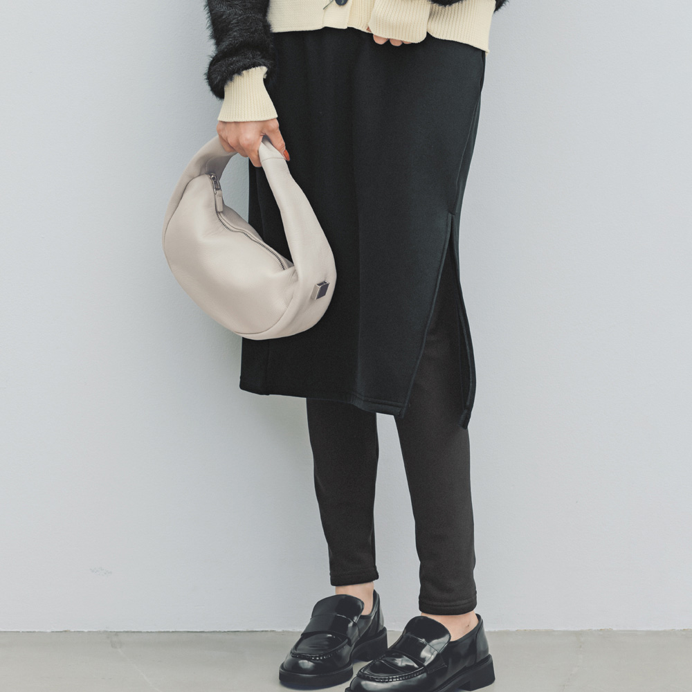 レギンス付き 裏起毛 スカート(日本製) スカート ファッション PC6121