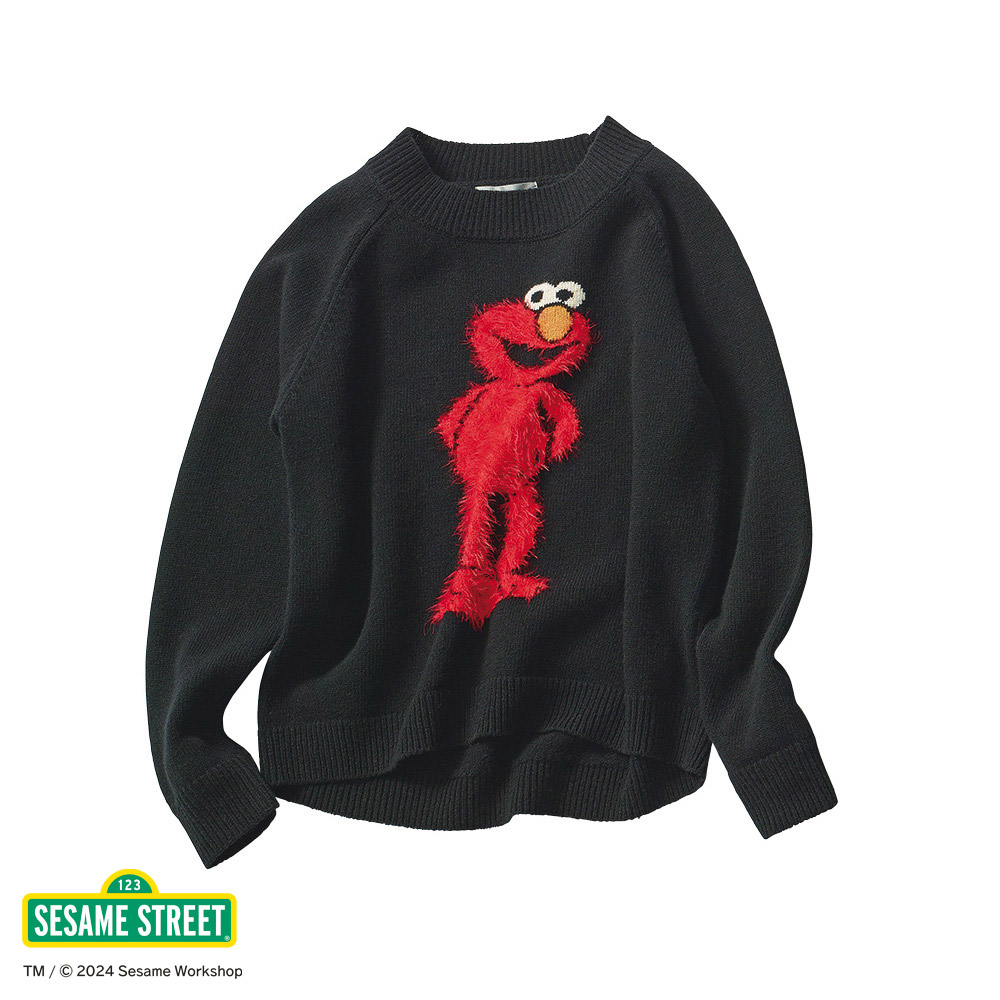 エルモ/シャギー使い ニットプルオーバー ニットセーター ニット セーター PC6154