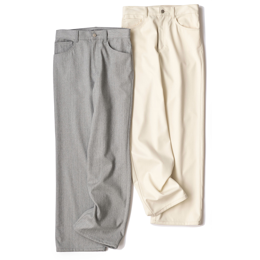 「NIKKE」 マフ デニム セミワイドパンツ ワイドパンツ パンツ PC6171