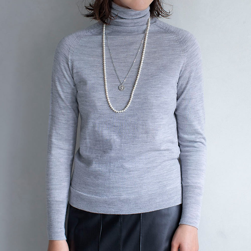 ホールガーメント(R) ウール100% タートルネック ニットプルオーバー ニットセーター ニット セーター PC6176