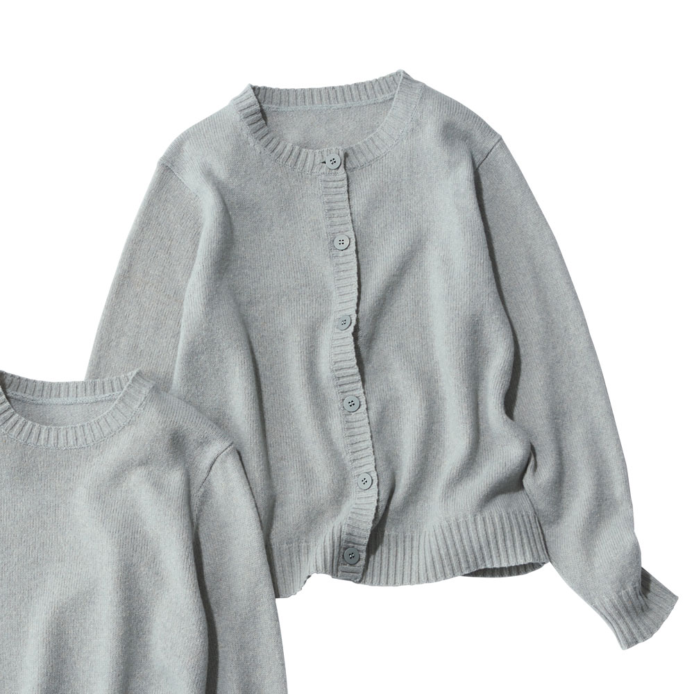 イギリス「ノール」社糸使用 ウールコットンシリーズ カーディガン ショートカーディガン カーディガン ボレロ PC6315