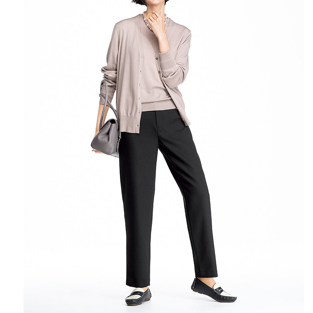 ≪股下丈66cm≫ウール混ダブルクロス フォルミックパンツ パンツ ファッション PC6435