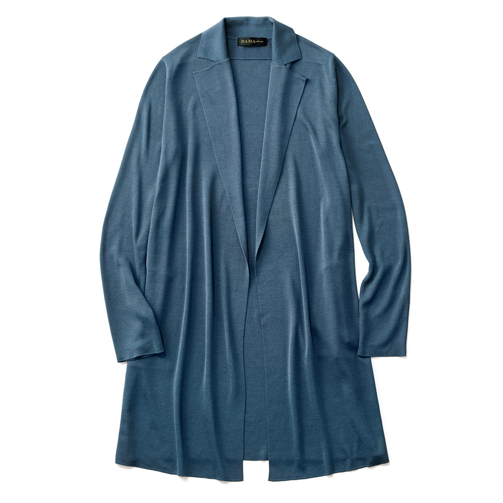 総針編み シルクニット ロングカーディガン ニット セーター ファッション PC6488