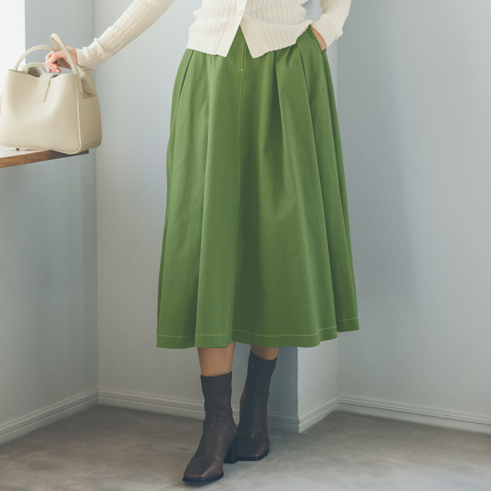 チノタック フレアスカート フレアスカート ギャザースカート スカート PC6306