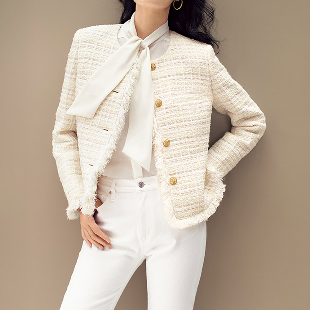 マリア・ケント社 ファンシーツイード ジャケット 通販 - ディノス