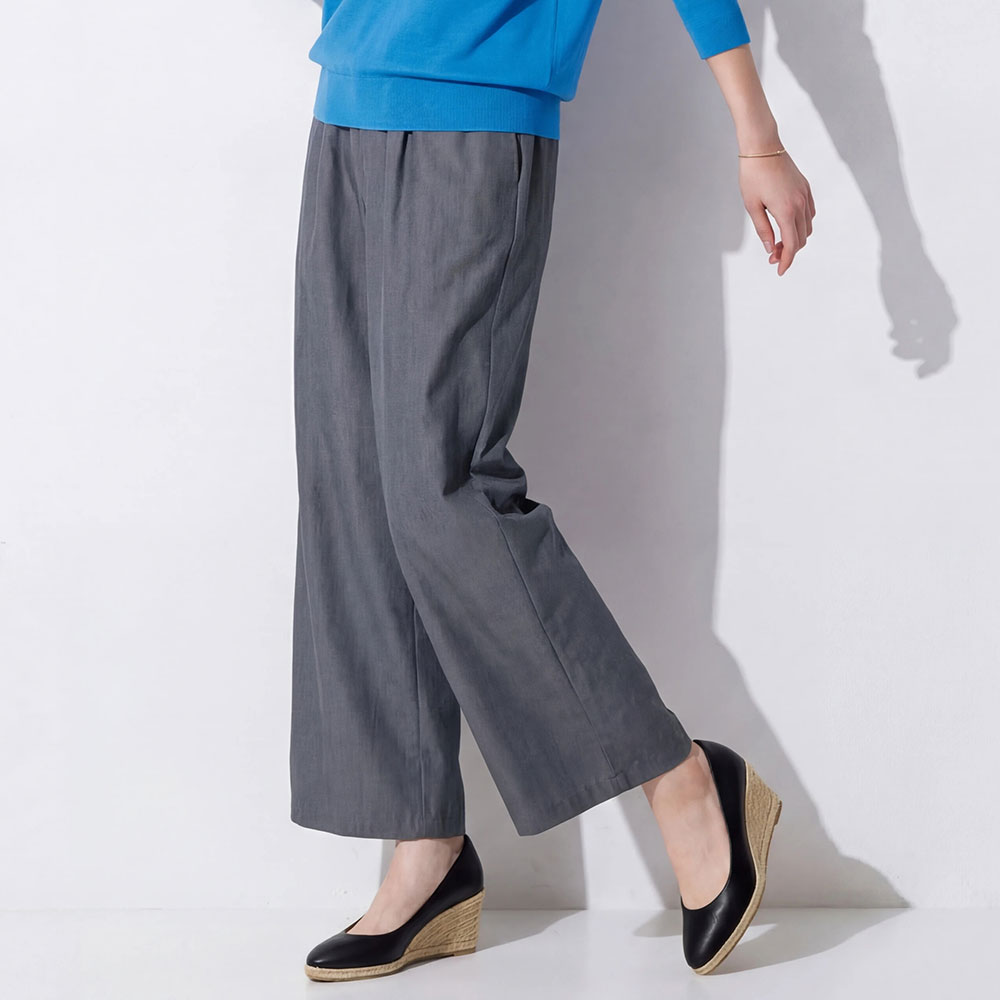 「NIKKE」 ウールコットン ギャバジンプルオンパンツ パンツ ファッション PC6539