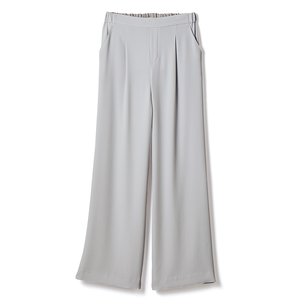 ≪股下丈68cm≫ トリアセテート混 ワイドパンツ ワイドパンツ パンツ PC7074