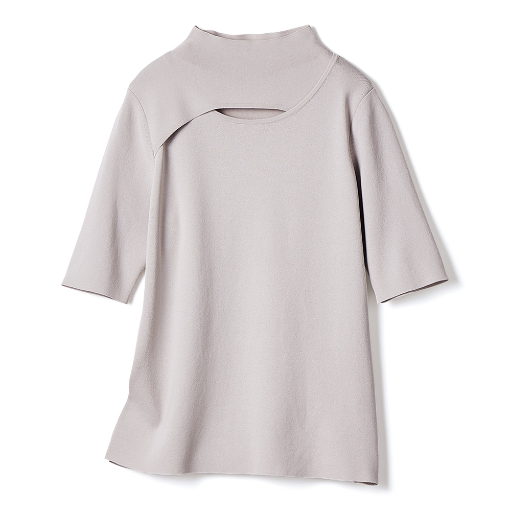 ボトルネックデザイン ニットプルオーバー ニットセーター ニット セーター PC7112