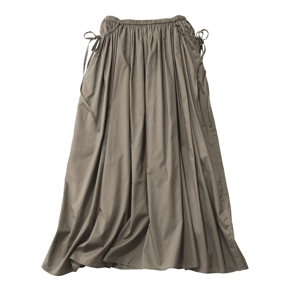 コットンボイル 2枚仕立て ギャザースカート フレアスカート ギャザースカート スカート PC7171