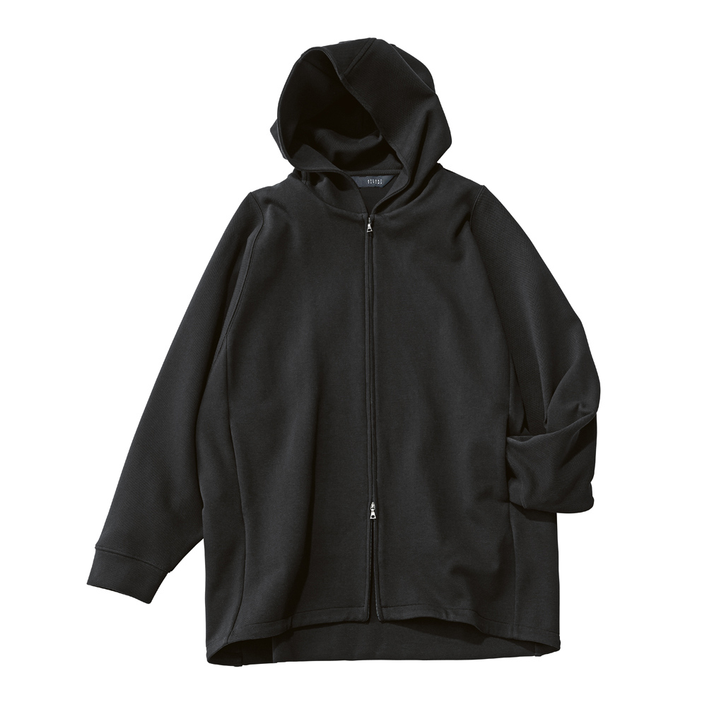 ダブルフェイス ビッグジップ パーカー パーカー スウェット トレーナー PC7181