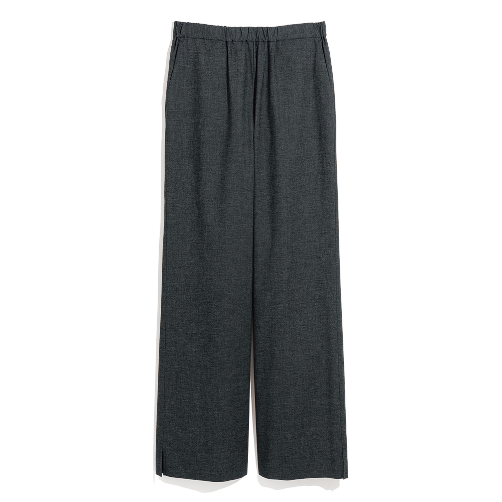 リネン混シャンブレー パンツ パンツ ファッション PC7348