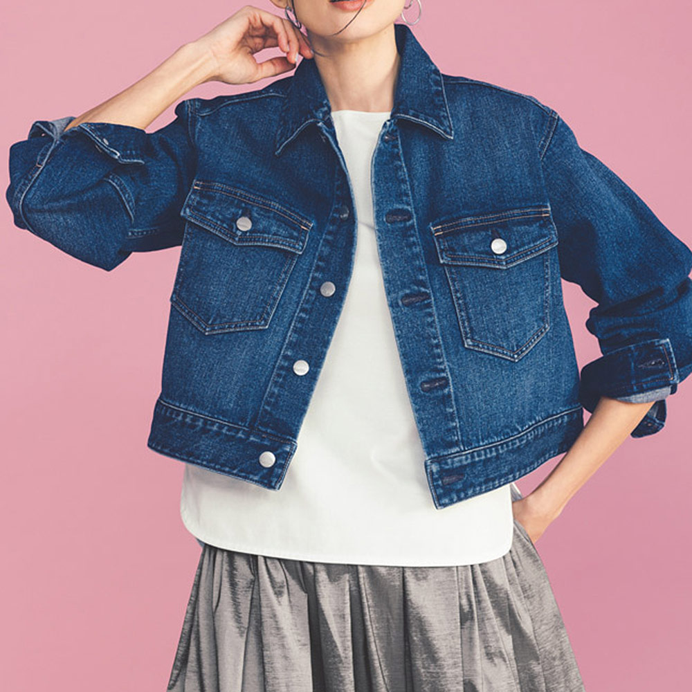 Healthy DENIM/ヘルシーデニム ショート デニムジャケット デニムジャケット ジージャン ジャケット PC7064