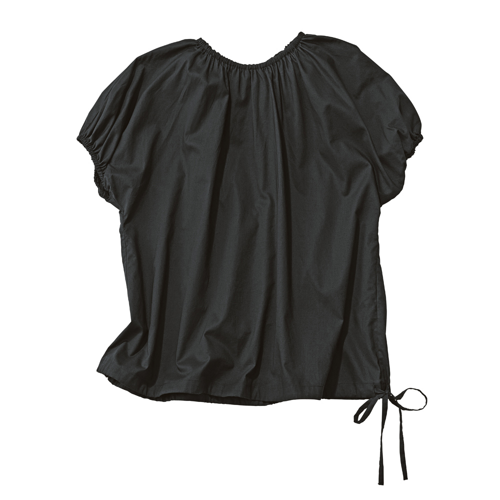 コットンボイル ギャザー プルオーバーブラウス プルオーバー シャツ ブラウス PC7170