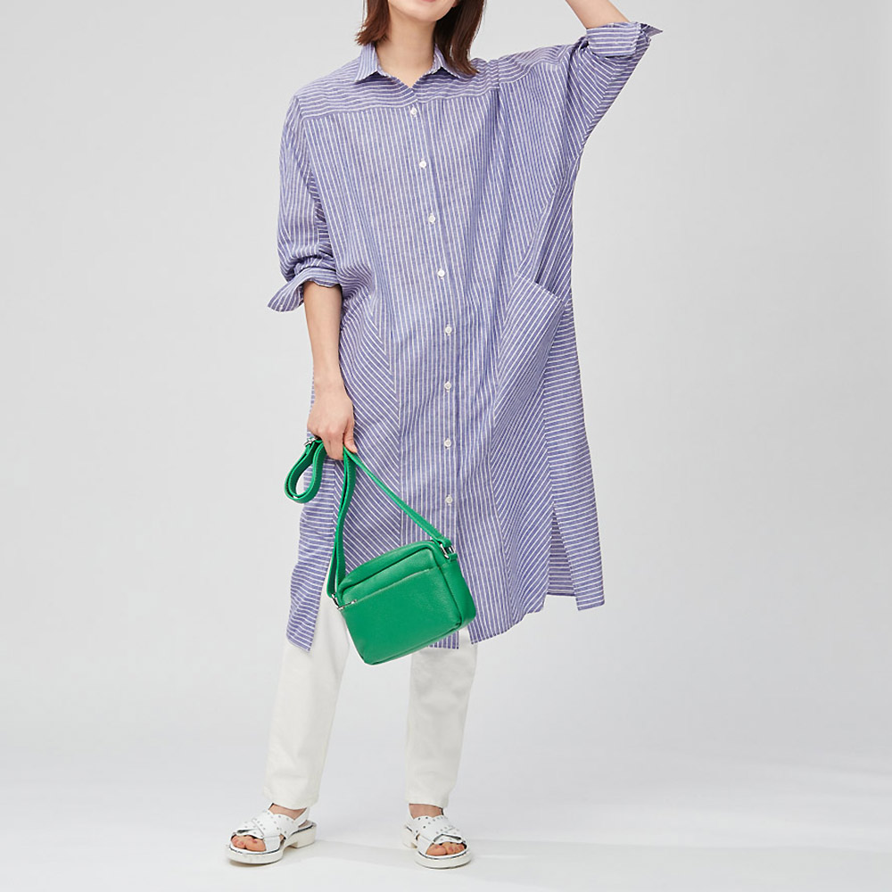 大きいサイズ】ストライプ柄 ドルマン シャツチュニック 通販 - ディノス