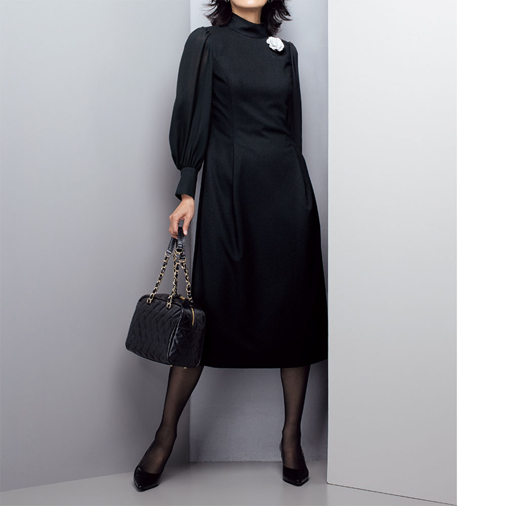 「NIKKE」 マフ シフォン×ジョーゼット ワンピース マキシワンピース ロングワンピース ワンピース PC8112