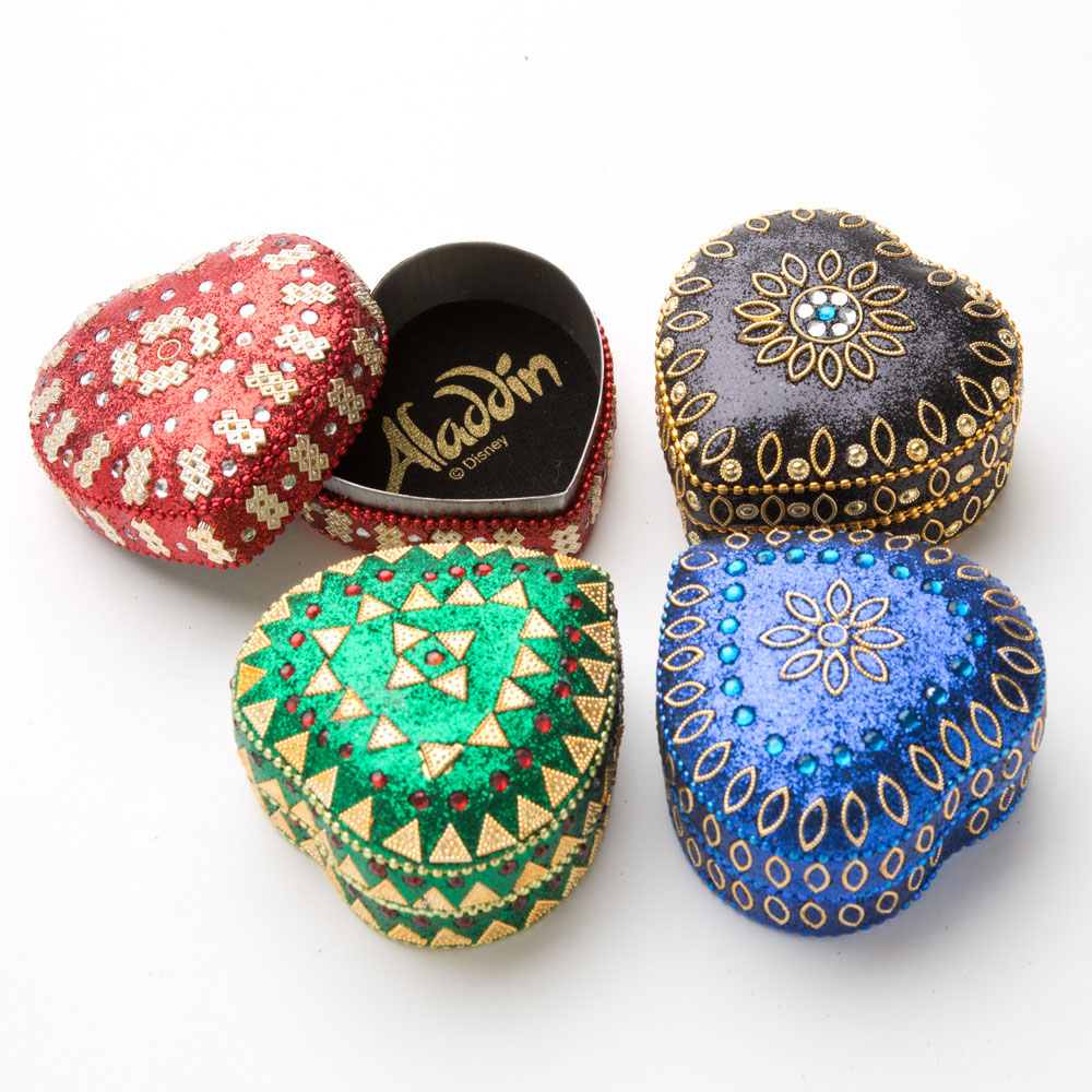 アラジン カラーを選べるアクセサリーケース2点セット ハート ディズニー ミュージカル 通販 ディノス