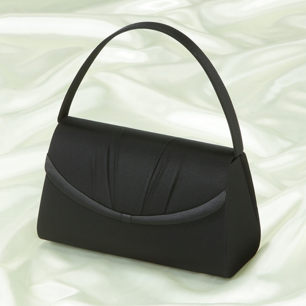 岩佐フォ－マルバッグ4点セット サテン切替フォーマルバッグ