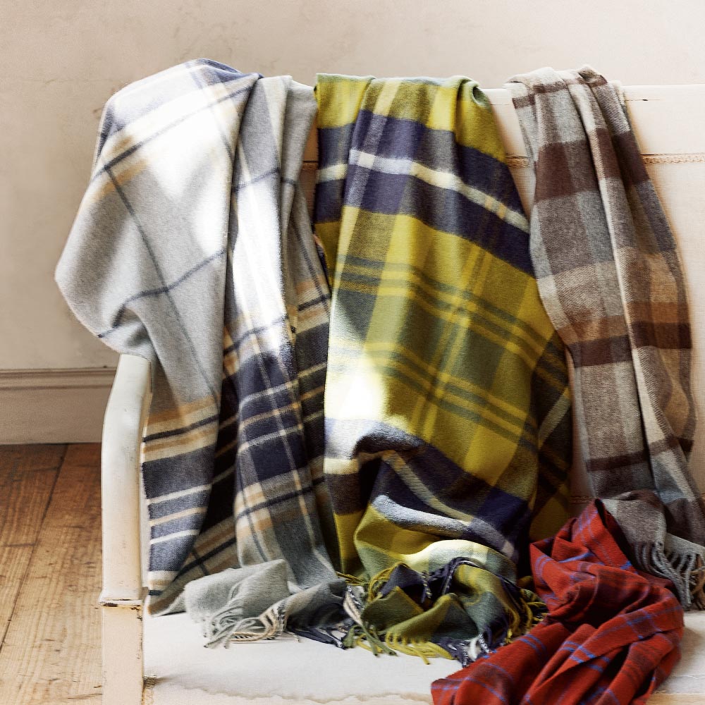 Johnstons of Elgin/ジョンストンズ オブ エルガン カシミヤ100％ 大判  