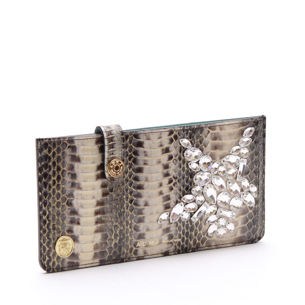 A.D.M.J./エーディーエムジェー スネークレザー ステラモチーフ スリム