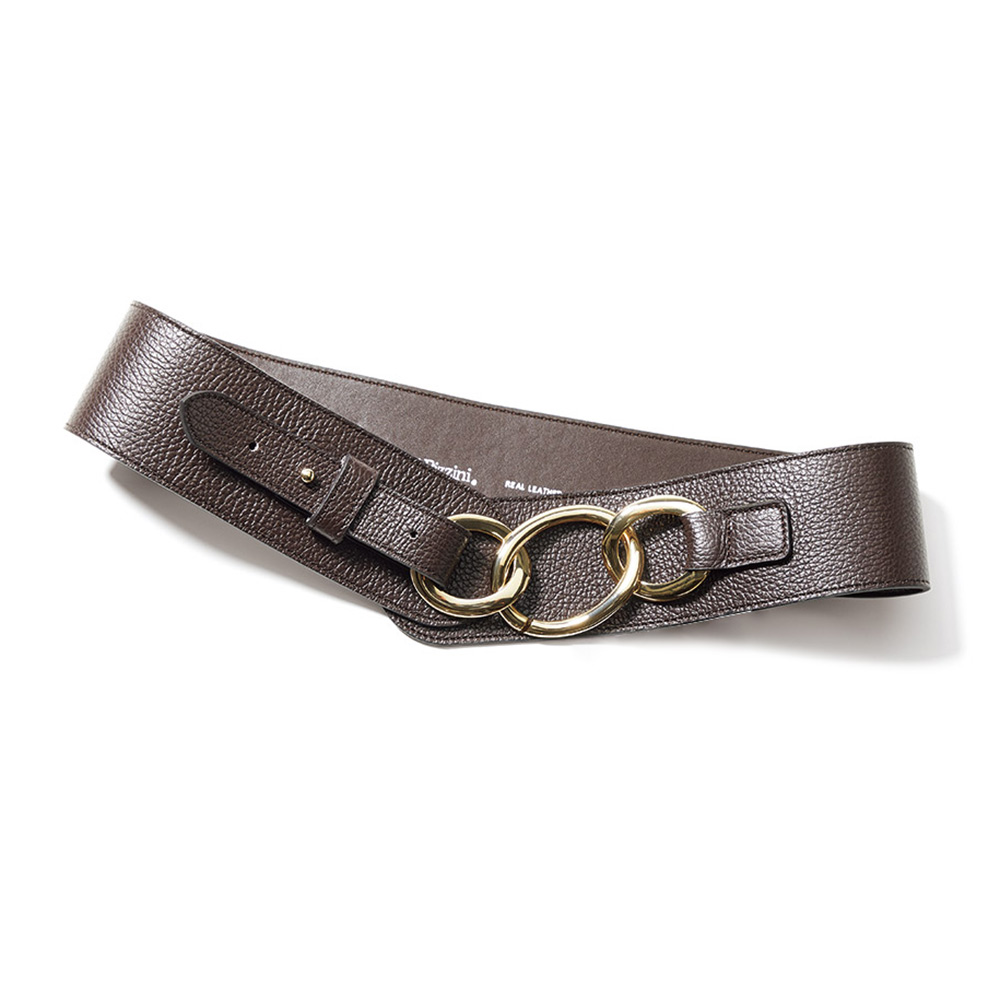 ディノス　Gianni pizzini ジャンニピジーニ　レザーワイドベルト Gianni Pizzini/ジャンニピジーニ レザー ワイドベルト