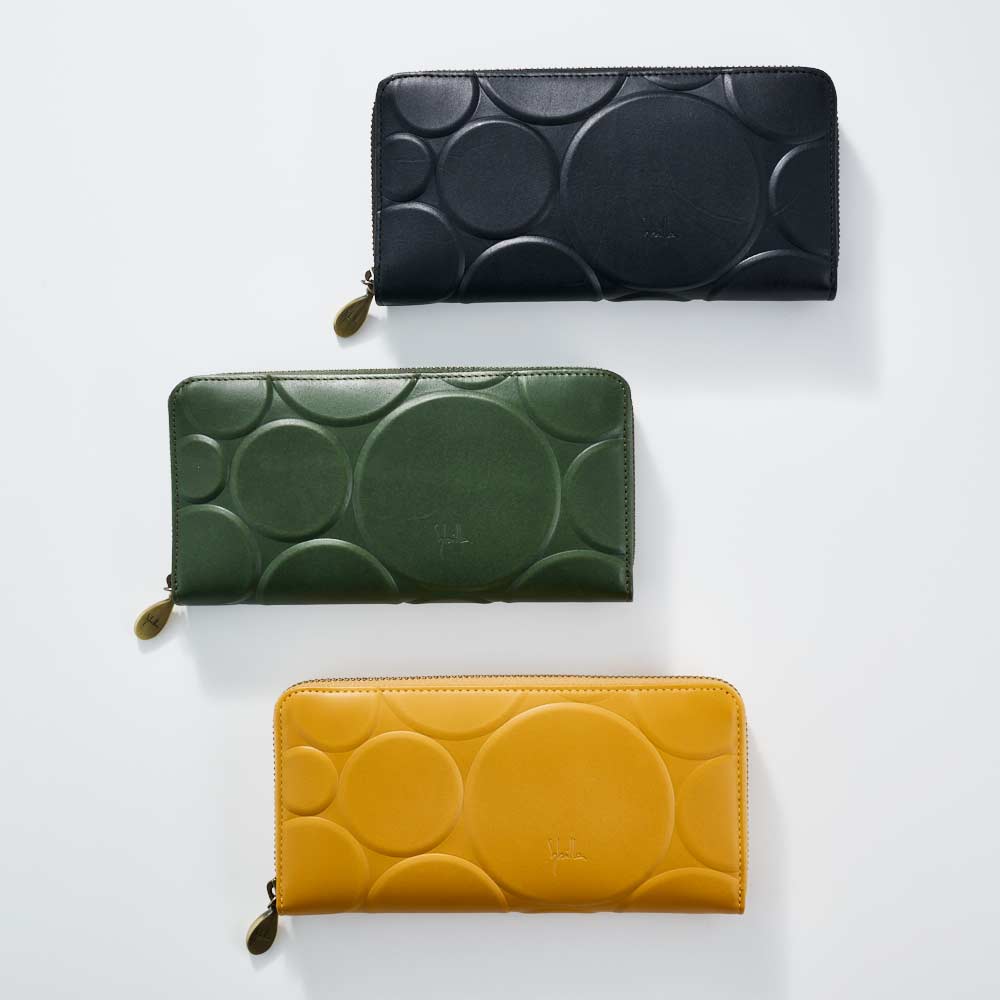 【未使用】SYBILLA　シルクロ　ラウンドジップ長財布　ブラック R69172c1.jpg