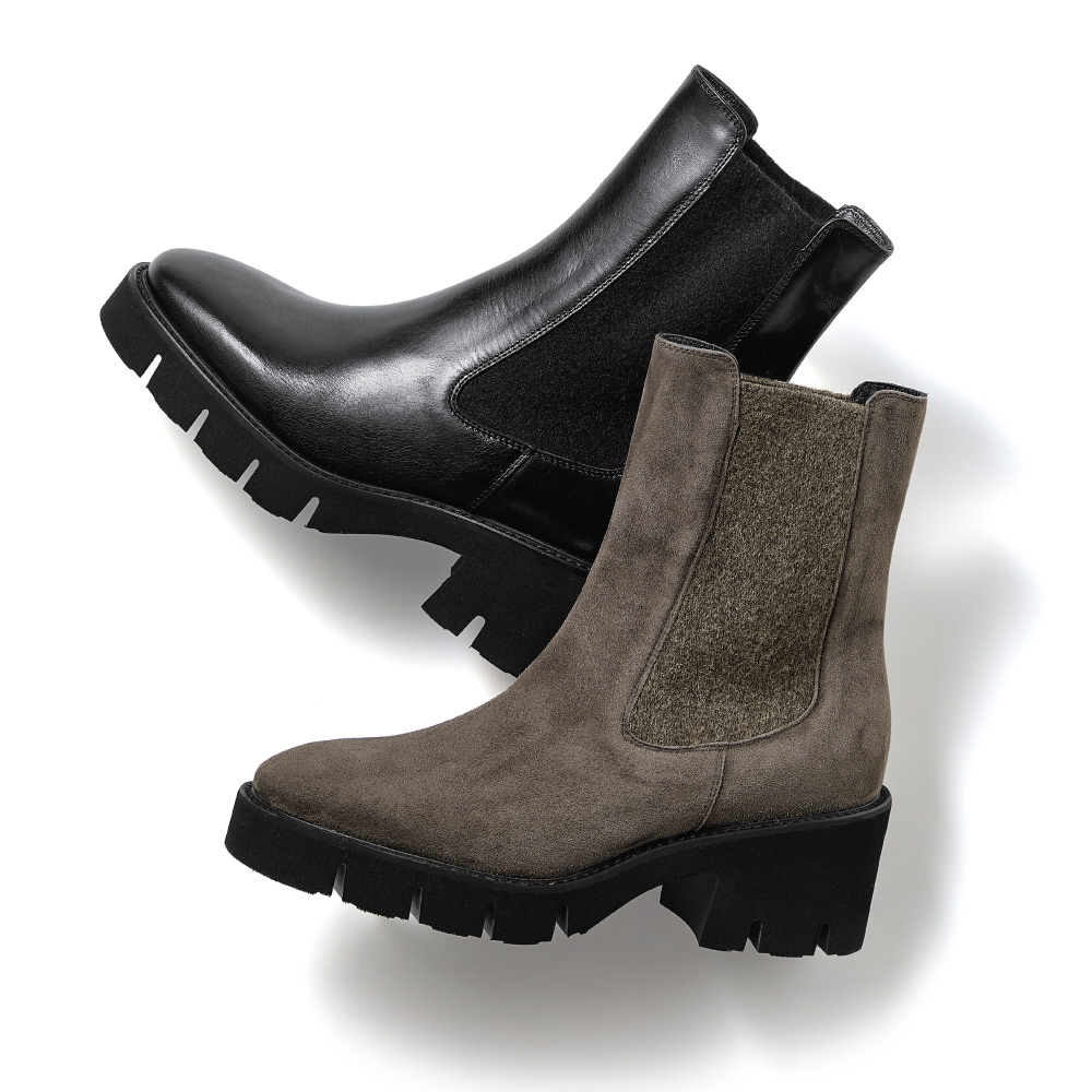 Luca Grossi／ルカグロッシ サイドゴア ショートブーツ