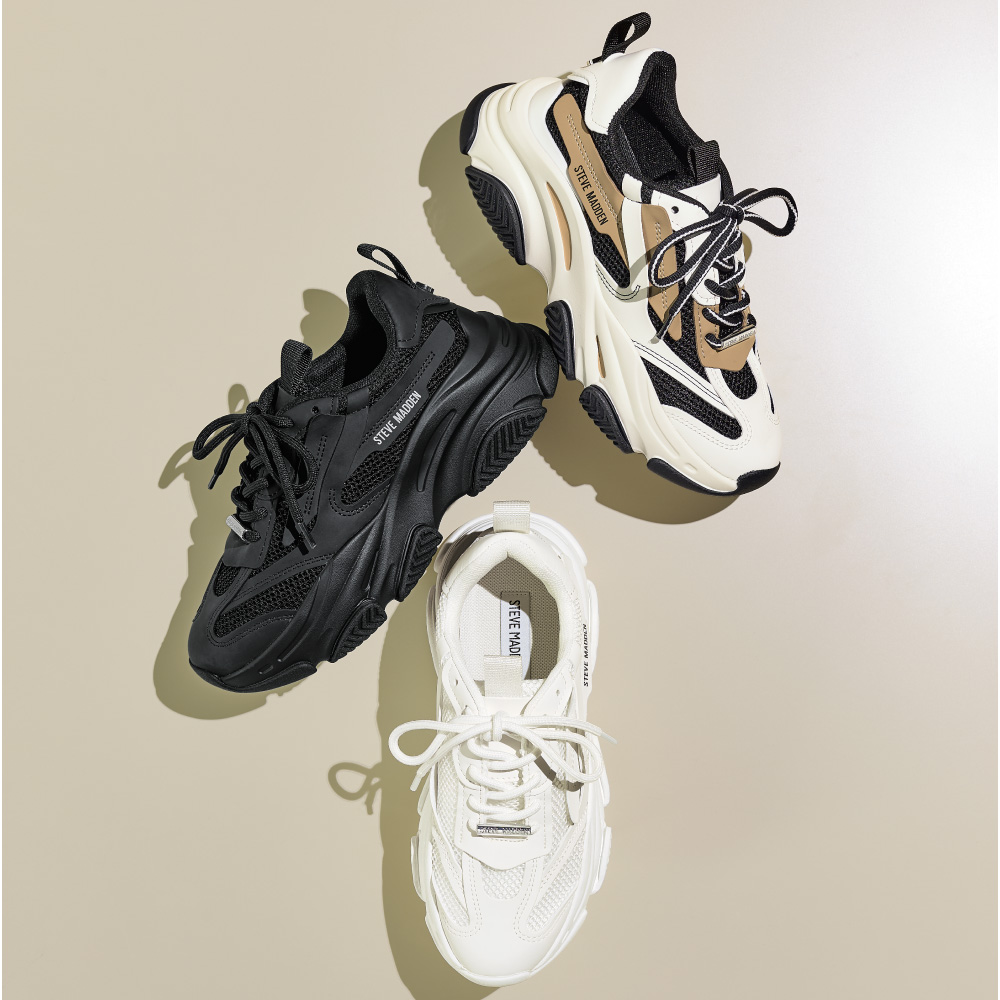 RECOUPE 厚底ボリュームスニーカー BLK (heel7.0) – Steve